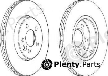  FERODO part DDF1080 Brake Disc