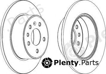  FERODO part DDF1083 Brake Disc