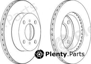  FERODO part DDF1117 Brake Disc