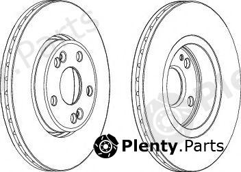  FERODO part DDF1123 Brake Disc