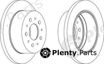  FERODO part DDF1144 Brake Disc