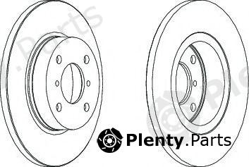  FERODO part DDF1148 Brake Disc