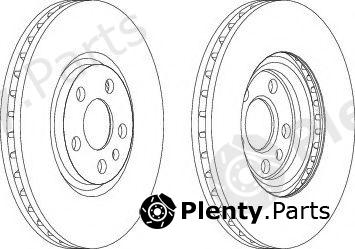  FERODO part DDF1165 Brake Disc