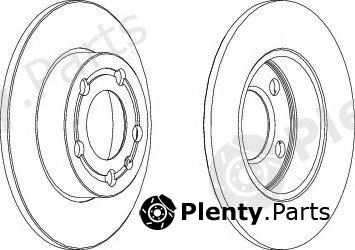  FERODO part DDF1233 Brake Disc