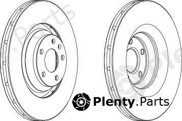  FERODO part DDF1238 Brake Disc