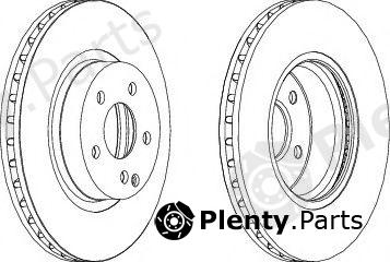  FERODO part DDF1263C Brake Disc