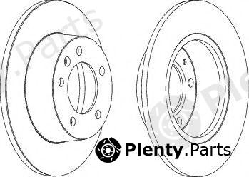  FERODO part DDF1272 Brake Disc