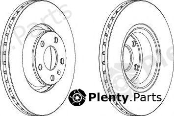  FERODO part DDF1277C Brake Disc