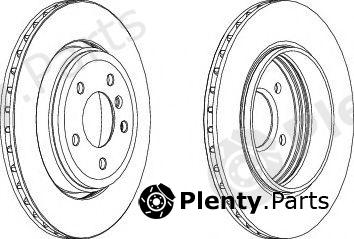  FERODO part DDF1280 Brake Disc