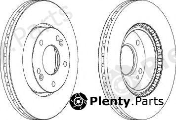  FERODO part DDF1300 Brake Disc