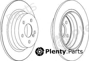  FERODO part DDF1308C Brake Disc