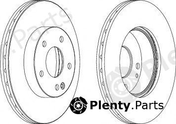  FERODO part DDF1363 Brake Disc
