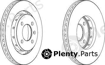  FERODO part DDF1365 Brake Disc