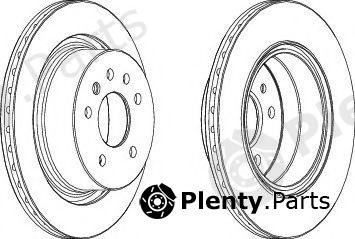  FERODO part DDF1366 Brake Disc
