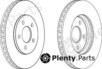  FERODO part DDF1407 Brake Disc