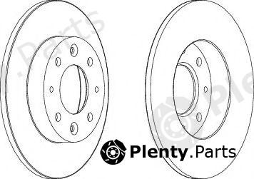  FERODO part DDF1412 Brake Disc