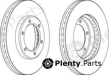  FERODO part DDF1441 Brake Disc