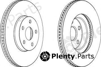  FERODO part DDF1484 Brake Disc