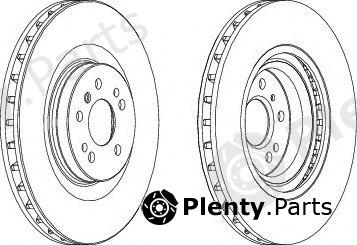  FERODO part DDF1532C Brake Disc