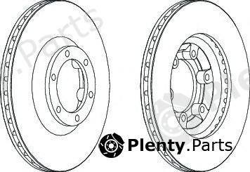  FERODO part DDF1633 Brake Disc