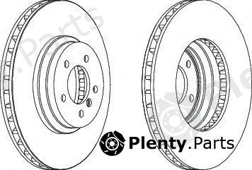  FERODO part DDF1634 Brake Disc