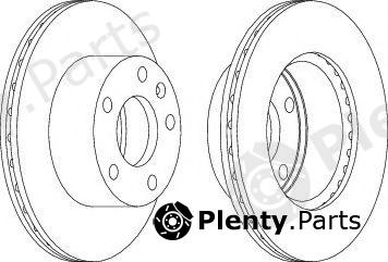  FERODO part DDF1640 Brake Disc