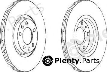  FERODO part DDF1652 Brake Disc