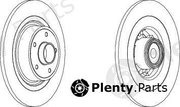  FERODO part DDF1655 Brake Disc