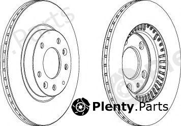  FERODO part DDF1657 Brake Disc