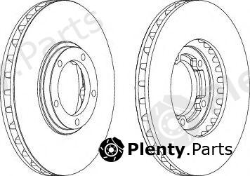  FERODO part DDF1658 Brake Disc