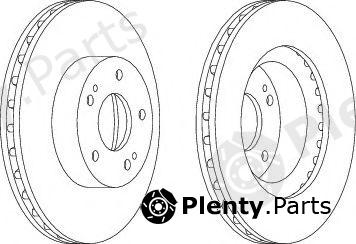  FERODO part DDF1659 Brake Disc