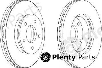  FERODO part DDF1673 Brake Disc