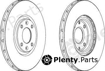  FERODO part DDF1676 Brake Disc
