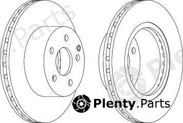  FERODO part DDF1688 Brake Disc