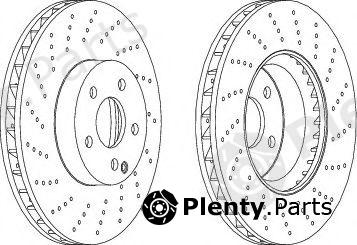  FERODO part DDF1694 Brake Disc