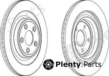  FERODO part DDF1703 Brake Disc