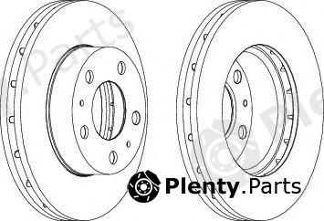  FERODO part DDF1718 Brake Disc