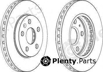  FERODO part DDF1721C Brake Disc