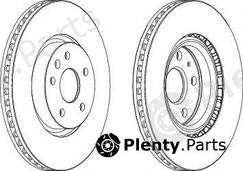  FERODO part DDF1723C Brake Disc