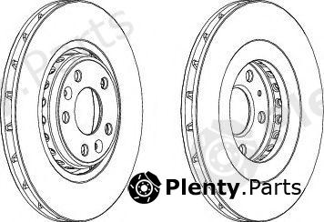  FERODO part DDF1727 Brake Disc