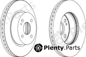  FERODO part DDF1738 Brake Disc
