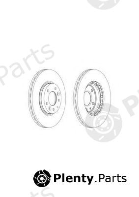  FERODO part DDF1739C Brake Disc