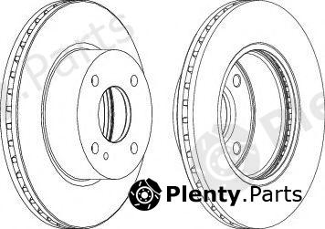  FERODO part DDF1740 Brake Disc