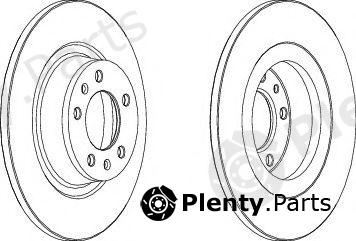  FERODO part DDF1744 Brake Disc