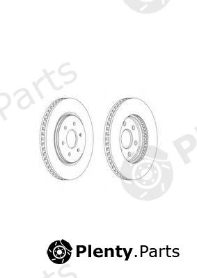  FERODO part DDF1761C Brake Disc