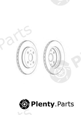  FERODO part DDF1774 Brake Disc
