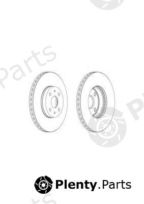  FERODO part DDF1780 Brake Disc