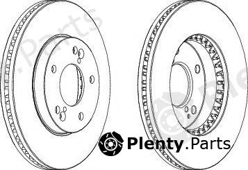  FERODO part DDF1786 Brake Disc