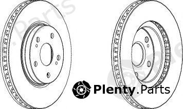  FERODO part DDF1814 Brake Disc