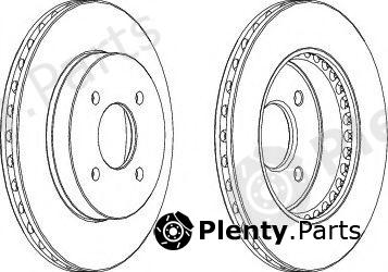  FERODO part DDF1885 Brake Disc